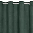 Zasłona zielona z matowego welwetu 140x250 cm przelotka - MILO