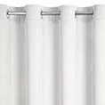 Zasłona biała z wytłaczanego welwetu 140x250 cm przelotka - ELIZA