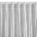 Firana biała z gładkiej etaminy z drobnym deszczykiem 140x300 cm taśma imitująca flex BELISSA