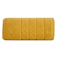 Ręcznik kąpielowy 70x140 cm bawełniany kolor musztardowy z lśniącymi paseczkami 500 g/m2 DALI