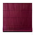 Roleta rzymska SAFARI bordowa z miękkiej welwetowej tkaniny z połyskiem