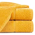 Ręcznik do rąk 30x50 cm bawełniany kolor musztardowy z efektowną bordiurą 550 g/m2 IBIZA