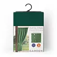 Zasłona ciemnozielona z wodoodpornej tkaniny idealna do ogrodu i na taras 155x200 cm tunel - GARDEN