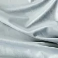 Zasłona szyta na flexach ENYA srebrna z miękkiej półmatowej tkaniny welwetowej