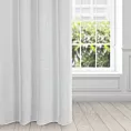Firana biała w stylu eko z gładkiej etaminy półtransparentna 140x250 cm przelotka LEXY