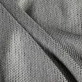 Zasłona szyta na taśmie 8 cm ELLEN grafitowa z grubotkanej tkaniny z efektem dwukolorowej nici i lekkim połyskiem Italissima Eva Minge