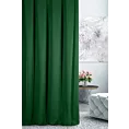 Zasłona szyta na taśmie 8 cm DORA - HIT jasnozielona z miękkiej tkaniny o welurowej strukturze