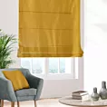 Roleta rzymska AMAYA musztardowa z jednokolorowej gładkiej tkaniny
