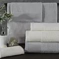 Ręcznik do rąk 30x50 cm bawełniany kolor kremowy z koronkową bordiurą 500 g/m2 EMI