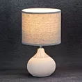 Lampa ceramiczna dekoracyjna AMIRI z matowym abażurem