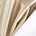 Zasłona szyta na taśmie 5 cm złota z tkaniny o satynowym połysku zaciemniającej w 100%