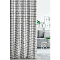 Tkanina zasłonowa gruby welwet z przecieranym nadrukiem w kratę z kolekcji Eva Minge