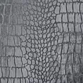 Tkanina zasłonowa welwetowa, z wytłaczanym wzorem krokodylej skóry z kolekcji Eva Minge