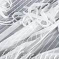 Zasłona biała zdobiona fantazyjnym wzorem 140x250 cm przelotka - SOTERA - Eva Minge