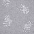 Firana biała z nadrukiem palmowych liści 140x260 cm przelotka - JESSI