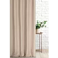 Tkanina zasłonowa, miękka, szenilowa tkanina, przetykana błyszczącą nicią