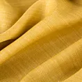 Roleta rzymska musztardowa z miękkiej tkaniny o naturalnym splocie w stylu ekologicznym