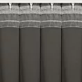 Zasłona grafitowa zaciemniająca 140x300 cm taśma imitująca flex - MILAN
