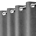 Zasłona grafitowa z tkaniny welurowej 260x260 cm przelotka - Dora