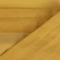 Zasłona musztardowa z tkaniny welurowej 200x240 cm tunel Dora