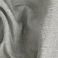Poszewka szyta jasnoszara z szenilowej tkaniny z dodatkiem połyskującej nici