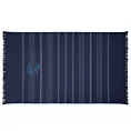 Ręcznik plażowy 90x170 cm kolor granatowy z nadrukiem morskim 350 g/m2 MARCO