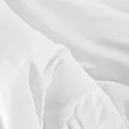 Poszwa na kołdrę 160x200 cm z bawełny z połyskiem kolor biały NOVA COLOUR