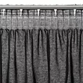 Zasłona czarna  z moherowej tkaniny 140x270 cm taśma - AGIS
