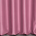 Zasłona szyta na taśmie 5 cm różowa z gładkiej zaciemniającej tkaniny typu dimout