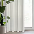 Zasłona biało, szampańska z tkaniny typu - BLACKOUT 140x250 cm przelotka - OLETA