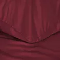 Pościel 220x200 cm gładka z satyny bawełnianej kolor bordowy DINA Diva Line
