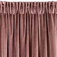 Zasłona różowa z ekskluzywnego aksamitnego welwetu 290 g/m2 140x270 cm taśma - VILLA