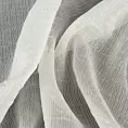 Firana szyta na taśmie fala naturalna z matowej tkaniny o wyglądzie deszczyku, z efektem kreszowania, wykończona obciążnikiem