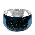 Misa MOLLY ze szkła artystycznego granatowo-srebrna
