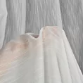 Tkanina firanowa, matowa, półprzezroczysta, z efektem deszczyku
