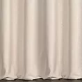 Zasłona szyta na flexach naturalna o naturalnym charakterze, z widocznym, ozdobnym splotem