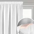 Firana biała z gładkiego matowego woalu 350x250 cm taśma LUCY