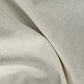 Poszewka szyta naturalno srebrna z gładkiej tkaniny przeplatanej błyszczącą lureksową nicią