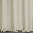 Zasłona szyta na taśmie 5 cm ADESSA kremowa z miękkiej tkaniny o welurowej strukturze