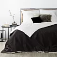 Pościel 160x200 cm bawełniana kolor biały, czarny dwustronna NOVA 3
