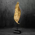 Liść  złota figurka dekoracyjna
