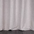 Zasłona szyta na taśmie 5 cm GEONOA pudrowo różowa z miękkiej tkaniny o naturalnym charakterze z widocznym ozdobnym splotem
