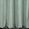 Zasłona jasnomiętowa z matowego welwetu 140x250 cm przelotka - MELANIE