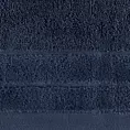 Ręcznik kąpielowy 70x140 cm bawełniany kolor granatowy z welwetową bordiurą 500 g/m2 DAMLA
