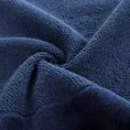 Ręcznik kąpielowy 70x140 cm bawełniany kolor granatowy zdobiony welwetową bordiurą  500 g/m2 FERO