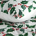 Pościel świąteczna 220x200 cm, kolor biały, zielony TORI