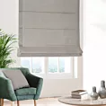 Roleta rzymska ENYA szarobeżowa z miękkiej półmatowej tkaniny welwetowej