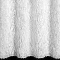 Firana biała z etaminy zdobiona moherową nicią 140x250 cm przelotka MARGARET