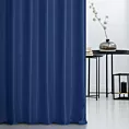 Zasłona szyta na taśmie 5 cm granatowa z tkaniny trudnopalnej, zaciemniającej, typu blackout