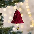 Ozdoba choinkowa DZWONEK z lśniącymi cekinami